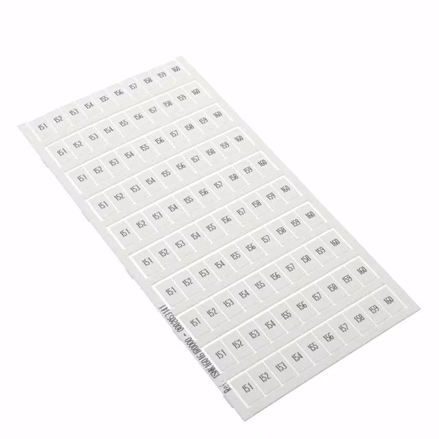 1SNK160161R0000 TE Connectivity ENTRELEC  Strisce di marcatura per morsettiere